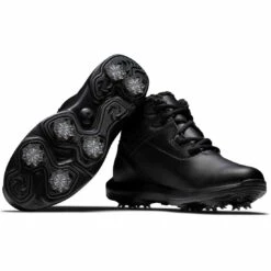 FootJoy Women's Stormwalker Golf Boots Black -EliteGolf Store footjoy womens stormwalker golf boots 98831 black beauty itempicture