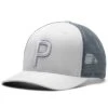 Puma Trucker P 110 Snapback Hat -EliteGolf Store golf hat puma trucker p 110 snapback hat white itempicture