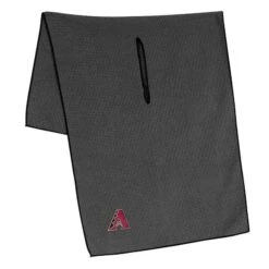 Team Effort MLB 19 X 41 Grey Microfiber Towel -EliteGolf Store mcarthur sports mlb grey microfiber towel arizona diamondbacks