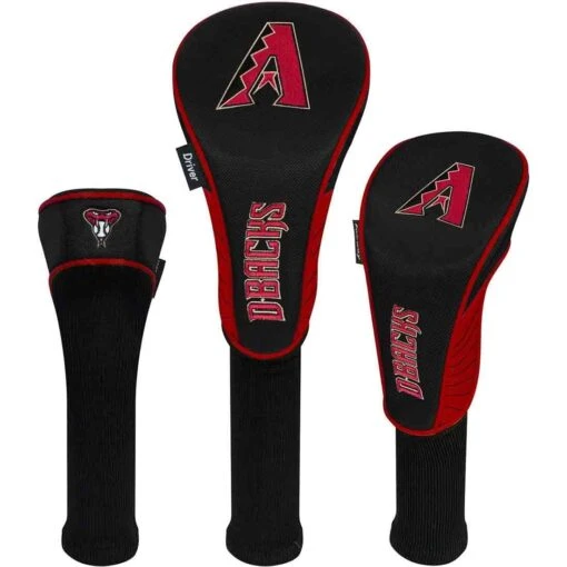 Team Effort MLB Set Of 3 Headcovers -EliteGolf Store mcarthur sports mlb set of 3 headcovers arizona diamondbacks 1