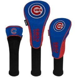 Team Effort MLB Set Of 3 Headcovers -EliteGolf Store mcarthur sports mlb set of 3 headcovers chicago cubs