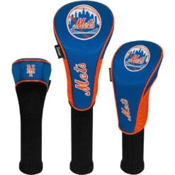 Team Effort MLB Set Of 3 Headcovers -EliteGolf Store mcarthur sports mlb set of 3 headcovers new york mets
