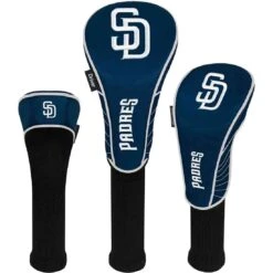 Team Effort MLB Set Of 3 Headcovers -EliteGolf Store mcarthur sports mlb set of 3 headcovers san diego padres