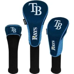 Team Effort MLB Set Of 3 Headcovers -EliteGolf Store mcarthur sports mlb set of 3 headcovers tampa bay rays