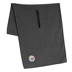 Team Effort NFL 19 X 41 Grey Microfiber Towel -EliteGolf Store mcarthur sports nfl grey microfiber towel pittsburgh steelers