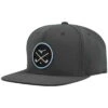 Mizuno Crossed Clubs Snapback Hat 2 Mizuno Crossed Clubs Snapback Hat -EliteGolf Store mizuno crossed clubs snapback hat charcoal itempicture