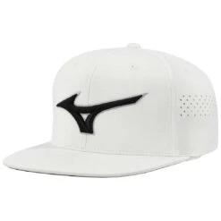 Mizuno Tour Flat Snapback Hat 10 Mizuno Tour Flat Snapback Hat -EliteGolf Store mizuno tour flat bill snapback hat white black itempicture