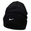 Nike Peak Beanie 2 Nike Peak Beanie -EliteGolf Store nike 2023 peak beanie black front itempicture