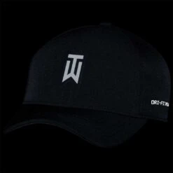 Nike Dri-FIT ADV Tiger Woods Club Hat -EliteGolf Store nike 2023 tw dri fit adv club hat black glow itempicture