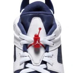 Nike Jordan Retro 6 G Golf Shoes White/Midnight Navy/Varsity Red -EliteGolf Store nike air jordan retro 6 g golf shoes white midnight navy varsity red detail1 itempicture