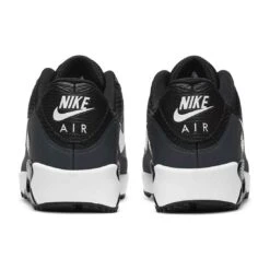 Nike Air Max 90 G Golf Shoes Black/White -EliteGolf Store nike air max 90 g golf shoes black white heel itempicture