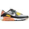 Nike Air Max 90 G Golf Shoes Smoke Grey/White/Black -EliteGolf Store nike air max 90 g golf shoes smoke grey white black profile itempicture