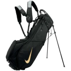 Nike Air Sport 2 Stand Bag -EliteGolf Store nike air sport 2 stand bag black black metallic gold itempicture