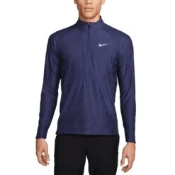 Nike Dri-FIT ADV Tour Pullover -EliteGolf Store nike dri fit adv tour pullover midnight navy white itempicture