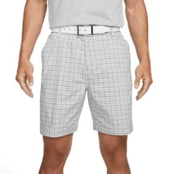 Nike Dri-FIT Chino Plaid Shorts -EliteGolf Store nike dri fit chino plaid shorts light smoke grey itempicture