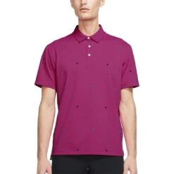 Nike Dri-FIT Player Heritage Print Polo -EliteGolf Store nike dri fit player heritage print polo active pink itempicture