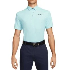 Nike Dri-FIT Tour Heather Polo -EliteGolf Store nike dri fit tour heather polo baltic blue itempicture