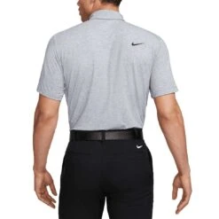 Nike Dri-FIT Tour Heather Polo -EliteGolf Store nike dri fit tour heather polo midnight navy back itempicture