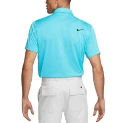 Nike Dri-FIT Tour Jacquard Polo -EliteGolf Store nike dri fit tour jacquard polo baltic blue back itempicture