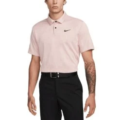 Nike Dri-FIT Tour Jacquard Polo -EliteGolf Store nike dri fit tour jacquard polo pink oxford itempicture