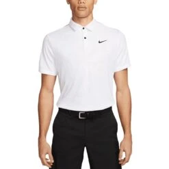 Nike Dri-FIT Tour Jacquard Polo -EliteGolf Store nike dri fit tour jacquard polo white itempicture