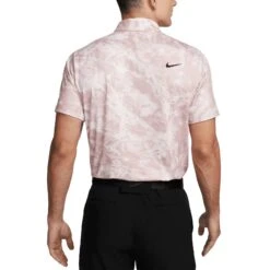 Nike Dri-FIT Tour Solar Floral Polo 10 Nike Dri-FIT Tour Solar Floral Polo -EliteGolf Store nike dri fit tour solar floral polo light soft pink back itempicture
