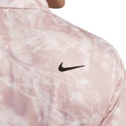 Nike Dri-FIT Tour Solar Floral Polo 11 Nike Dri-FIT Tour Solar Floral Polo -EliteGolf Store nike dri fit tour solar floral polo light soft pink detail itempicture