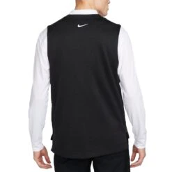 Nike Dri-FIT Tour Vest -EliteGolf Store nike dri fit tour vest black white back itempicture