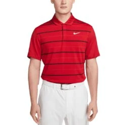 Nike Dri-FIT Tiger Woods Striped Polo 14 Nike Dri-FIT Tiger Woods Striped Polo -EliteGolf Store nike dri fit tw striped polo gym red itempicture
