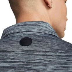 Nike Dri-FIT Unscripted Polo -EliteGolf Store nike dri fit unscripted polo black detail itempicture