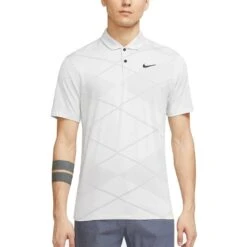 Nike Dri-FIT Vapor Jacquard Polo -EliteGolf Store nike dri fit vapor jacquard polo white itempicture 1