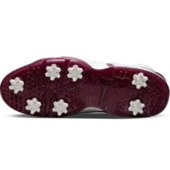 Nike Jordan Retro 6 G Golf Shoes White/Bordeaux -EliteGolf Store nike jordan retro 6 g golf shoes white bordeaux sole itempicture