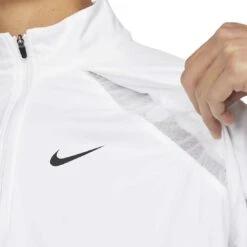 Nike Repel Tour Half Zip Jacket -EliteGolf Store nike repel tour half zip jacket white black detail itempicture