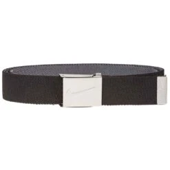 Nike Reversible Stretch Web Belt -EliteGolf Store nike reversible stretch web belt black charcoal