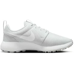 Nike Unisex Roshe G Next Nature Golf Shoes Photon Dust/White -EliteGolf Store nike roshe g next nature golf shoes photon dust white dv1202 009 spine itempicture