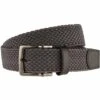 Nike Stretch Woven Belt -EliteGolf Store nike stretch woven belt dark grey itempicture