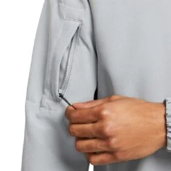 Nike Unscripted Jacket -EliteGolf Store nike unscripted jacket smoke grey detail3 itempicture