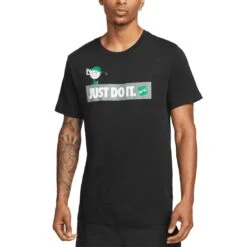 Nike Verbiage Golf Tee -EliteGolf Store nike verbiage golf tee black itempicture