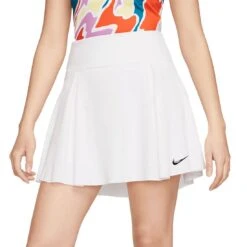 Nike Women's Dri-FIT Advantage Club Skirt -EliteGolf Store nike womens dri fit advantage club skirt white front itempicture