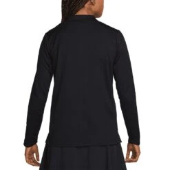 Nike Women's Dri-FIT UV Advantage Full-Zip Jacket -EliteGolf Store nike womens dri fit club uv full zip jacket black back itempicture