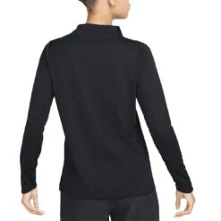 Nike Women's Dri-FIT UV Advantage Mock-Neck Top 10 Nike Women's Dri-FIT UV Advantage Mock-Neck Top -EliteGolf Store nike womens dri fit uv advantage mock neck top black back itempicture
