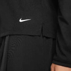 Nike Women's Dri-FIT Victory Long Sleeve Polo -EliteGolf Store nike womens dri fit victory long sleeve polo black detail1 itempicture