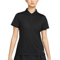 Nike Women's Dri-FIT Victory Polo -EliteGolf Store nike womens dri fit victory polo dh2309 black itempicture