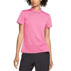 Nike Women's Dri-FIT Victory Textured Polo 8 Nike Women's Dri-FIT Victory Textured Polo -EliteGolf Store nike womens dri fit victory textured polo pinksicle itempicture