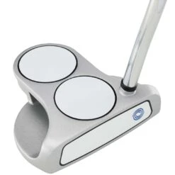 Odyssey Women's White Hot OG 2-Ball Putter -EliteGolf Store odyssey 2023 womens white hot og 2 ball putter face itempicture