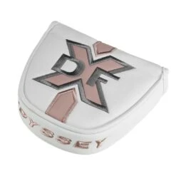 Odyssey Women's DFX 2-Ball Putter -EliteGolf Store odyssey womens dfx mallet cover front itempicture 1
