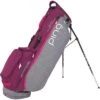 Ping 2020 Women's Hoofer Lite Stand Bag -EliteGolf Store ping 2020 womens hoofer lite stand bag grey garnet magenta itempicture