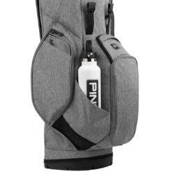 Ping Hoofer 14-Way Stand Bag -EliteGolf Store ping 2023 hoofer 14 way stand bag heather grey black detail2 itempicture