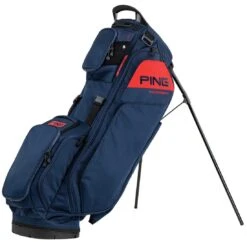 Ping Hoofer 14-Way Stand Bag -EliteGolf Store ping 2023 hoofer 14 way stand bag navy red itempicture