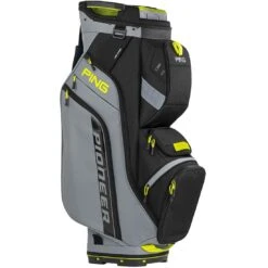 Ping Pioneer Cart Bag 10 Ping Pioneer Cart Bag -EliteGolf Store ping 2024 pioneer cart bag iron black neon yellow itempicture